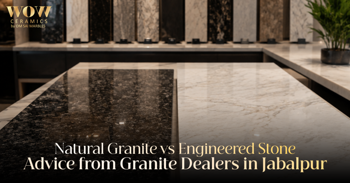 You are currently viewing Natural Granite vs Engineered Stone: Advice from Granite Dealers in Jabalpur